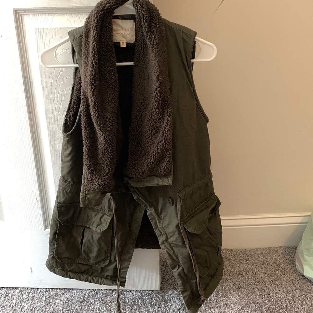 Altar’d State Fleece Lined Cargo Vest
